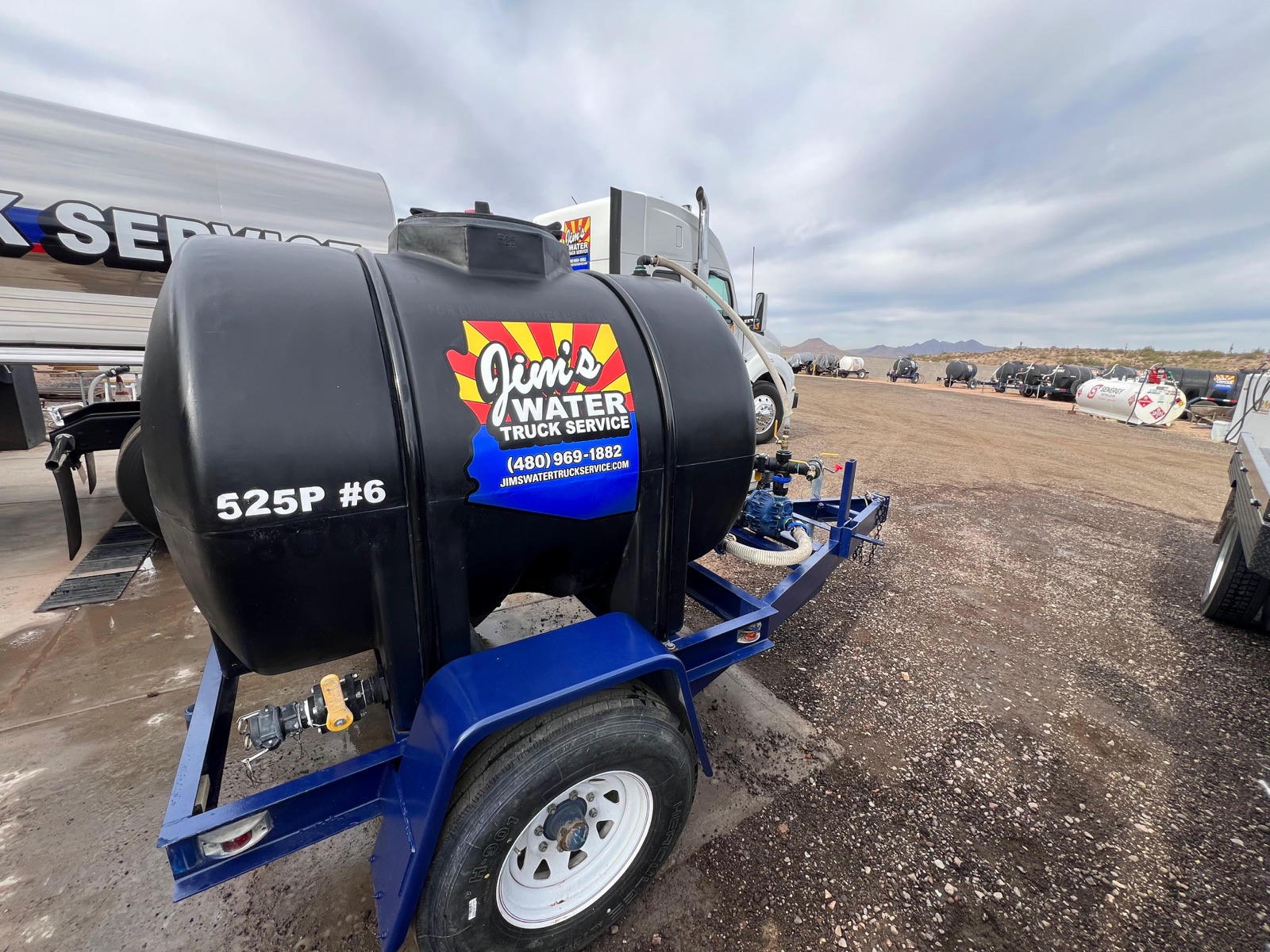 Jim's Water Truck Service fleet yard